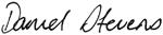 Daniel Stevens’ signature